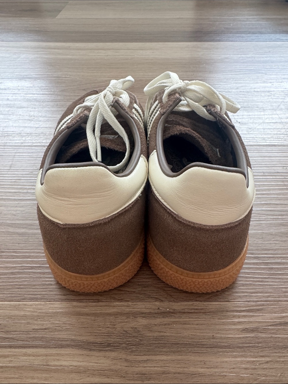 adidas Originals Spezial Suede Sneakers in Brown and White - Picture 3 of 6